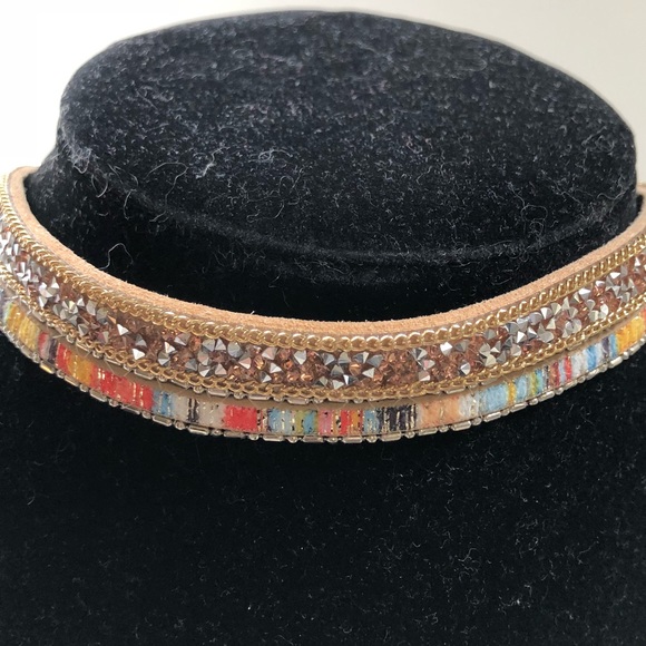 Lux Jewelry - LUX Multi-Colored Choker Necklace - 16” (Standard)